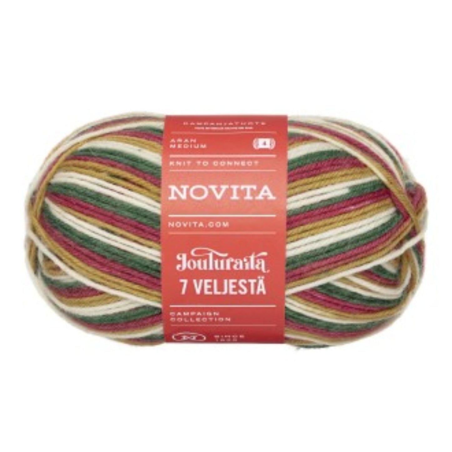 Novita 7 Veljestä Jouluraita 150g