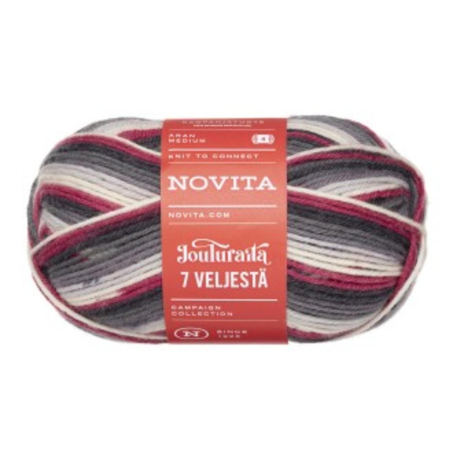 Novita 7 Veljestä Jouluraita 150g
