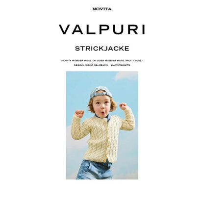 Novita Einzelanleitung Valpuri Strickjacke (EN,DE)