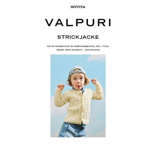Novita Einzelanleitung Valpuri Strickjacke (EN,DE)