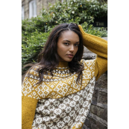 Novita Einzelanleitung Hillshadow yoke sweater - Rundpassenpullover (DE)