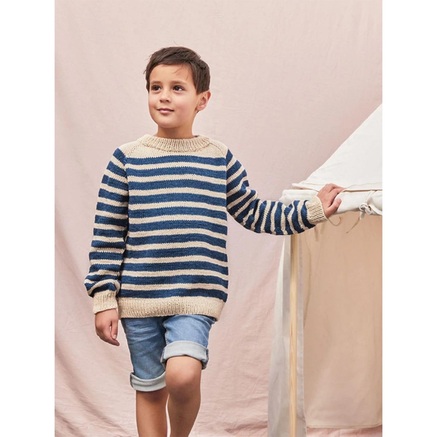 Anleitung (de, en) von © Sandnes - Marina Pullover, 2205-03