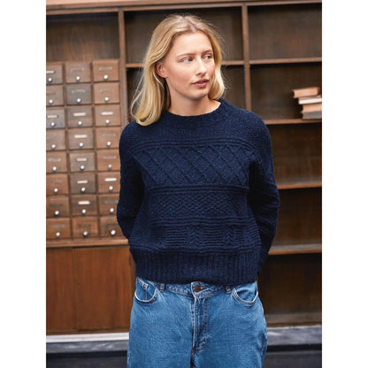 Anleitung (de, en) von © Sandnes - Guernsey Pullover, 2214-06