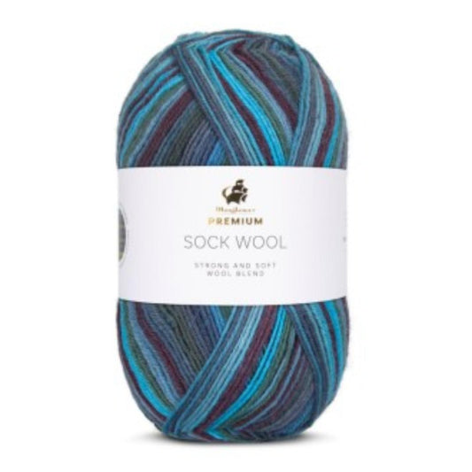 Mayflower Premium Sock Wool Ocean 100g