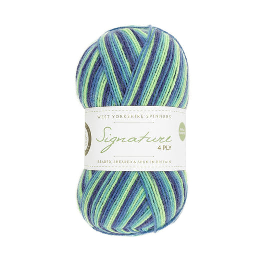 West Yorkshire Spinners Signature 4ply - Cocktail 100g