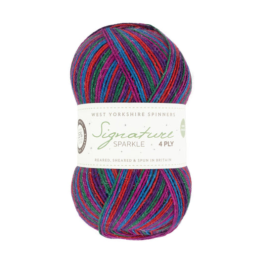 West Yorkshire Spinners Signature 4ply - Sparkle 100g