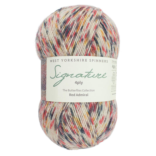 West Yorkshire Spinners Signature 4ply - Butterflies 100g