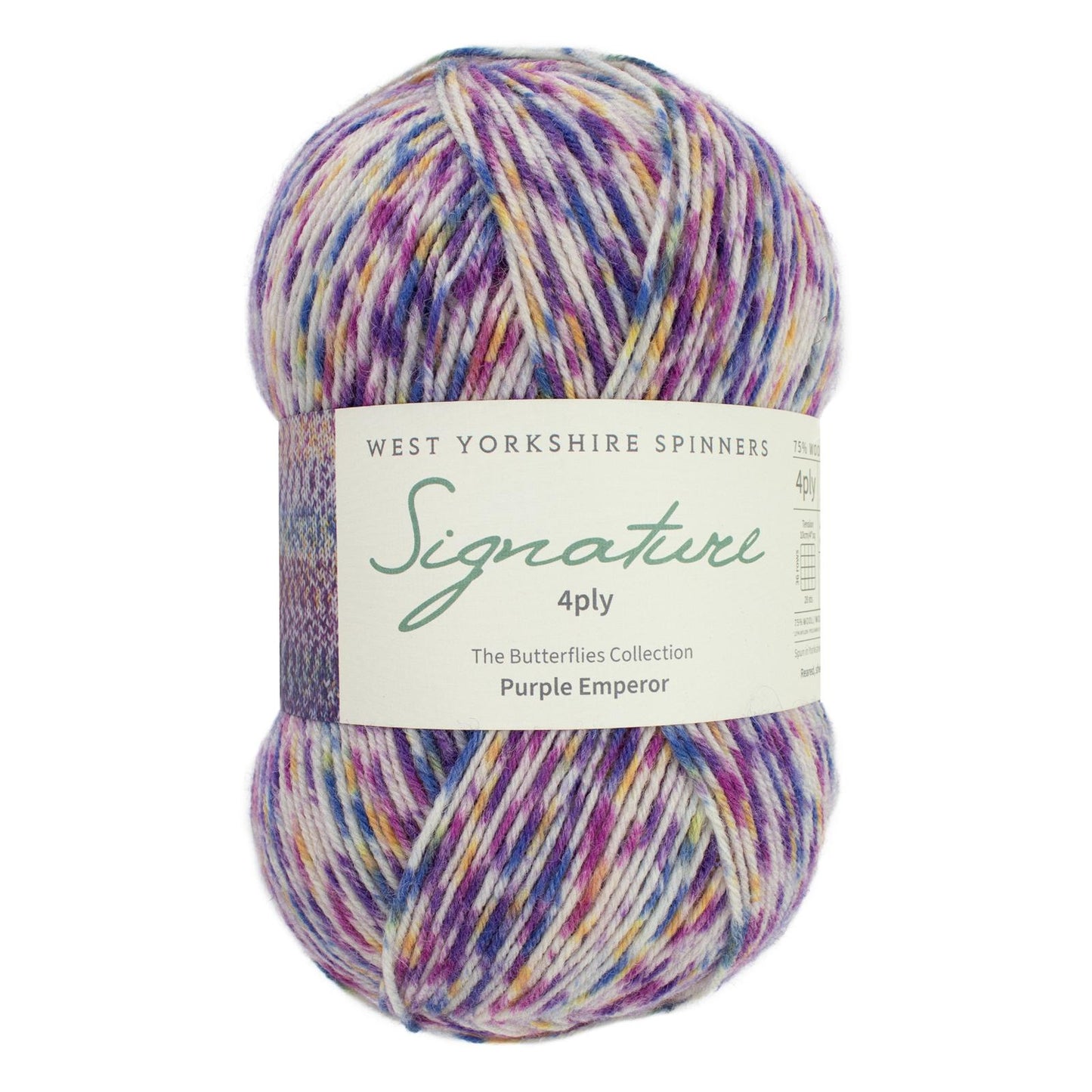 West Yorkshire Spinners Signature 4ply - Butterflies 100g