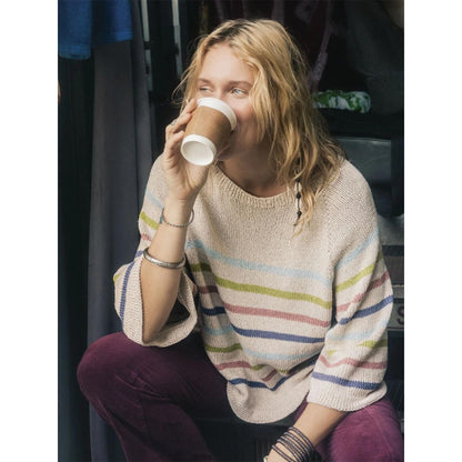 Anleitung (de, en) von © Sandnes - Cherry Pullover, Sommer Damen 2305-10