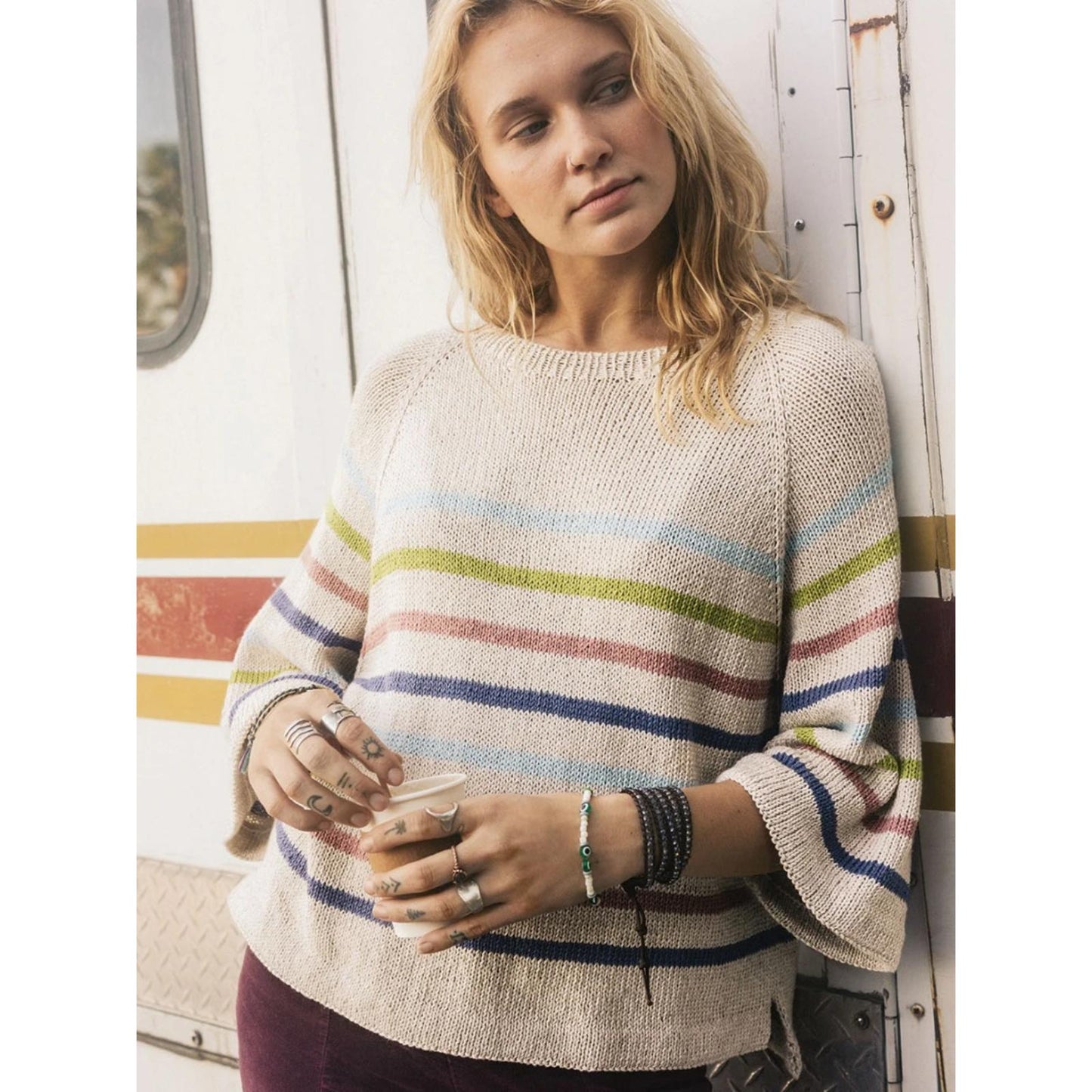 Anleitung (de, en) von © Sandnes - Cherry Pullover, Sommer Damen 2305-10