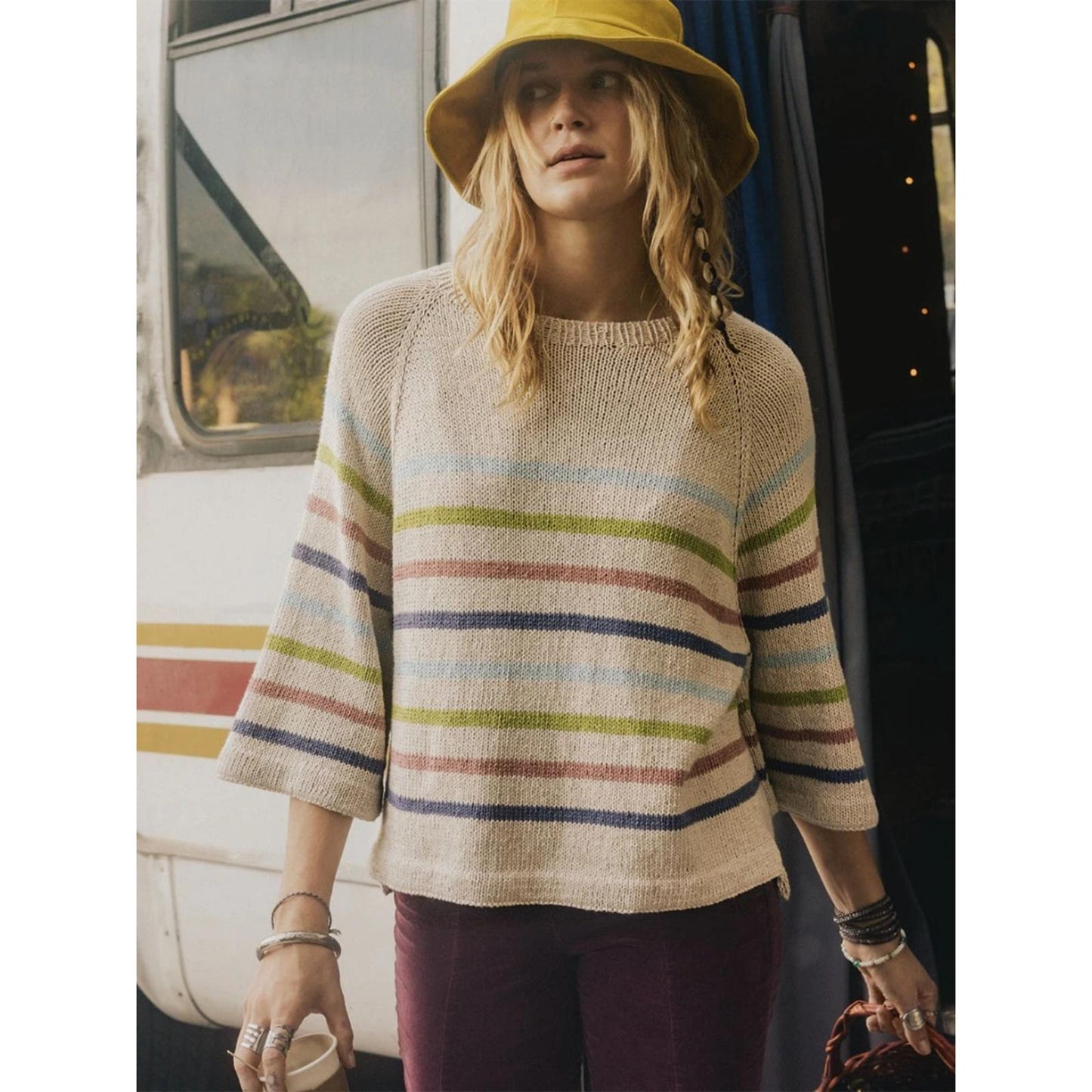 Anleitung (de, en) von © Sandnes - Cherry Pullover, Sommer Damen 2305-10