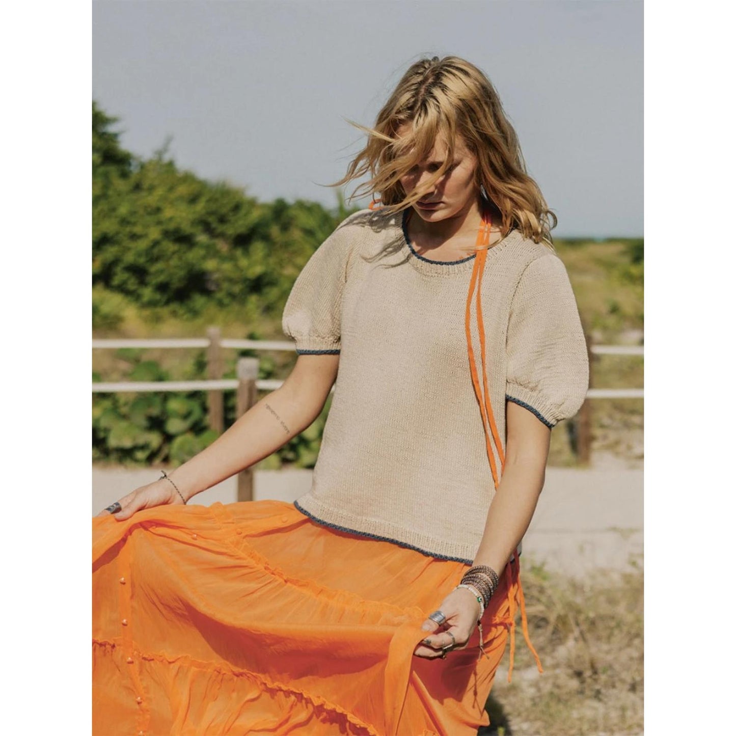 Anleitung (de, en) von © Sandnes - Molly Tee T-Shirt-Bluse, Sommer Damen 2305-04