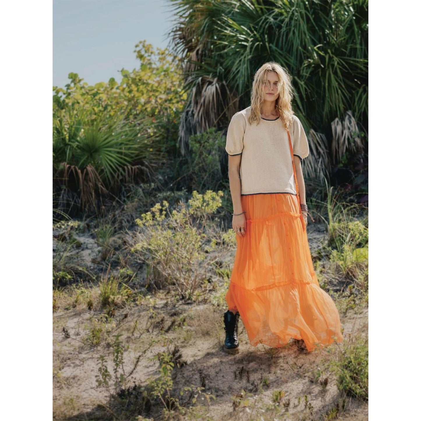 Anleitung (de, en) von © Sandnes - Molly Tee T-Shirt-Bluse, Sommer Damen 2305-04