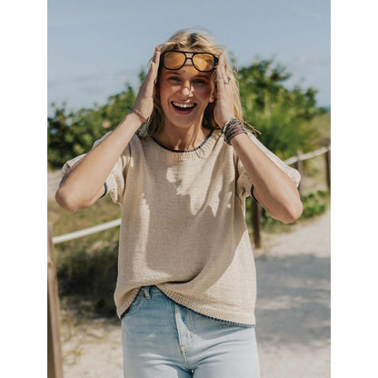 Anleitung (de, en) von © Sandnes - Molly Tee T-Shirt-Bluse, Sommer Damen 2305-04