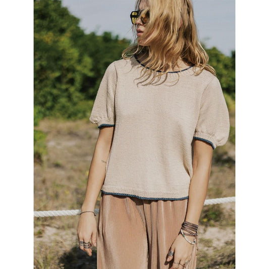 Anleitung (de, en) von © Sandnes - Molly Tee T-Shirt-Bluse, Sommer Damen 2305-04