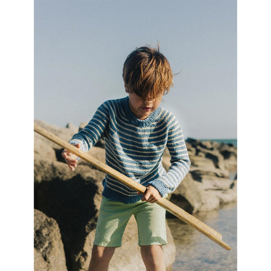 Anleitung (de, en) von © Sandnes - Sailor Pullover, Sommerkinder 2306-04