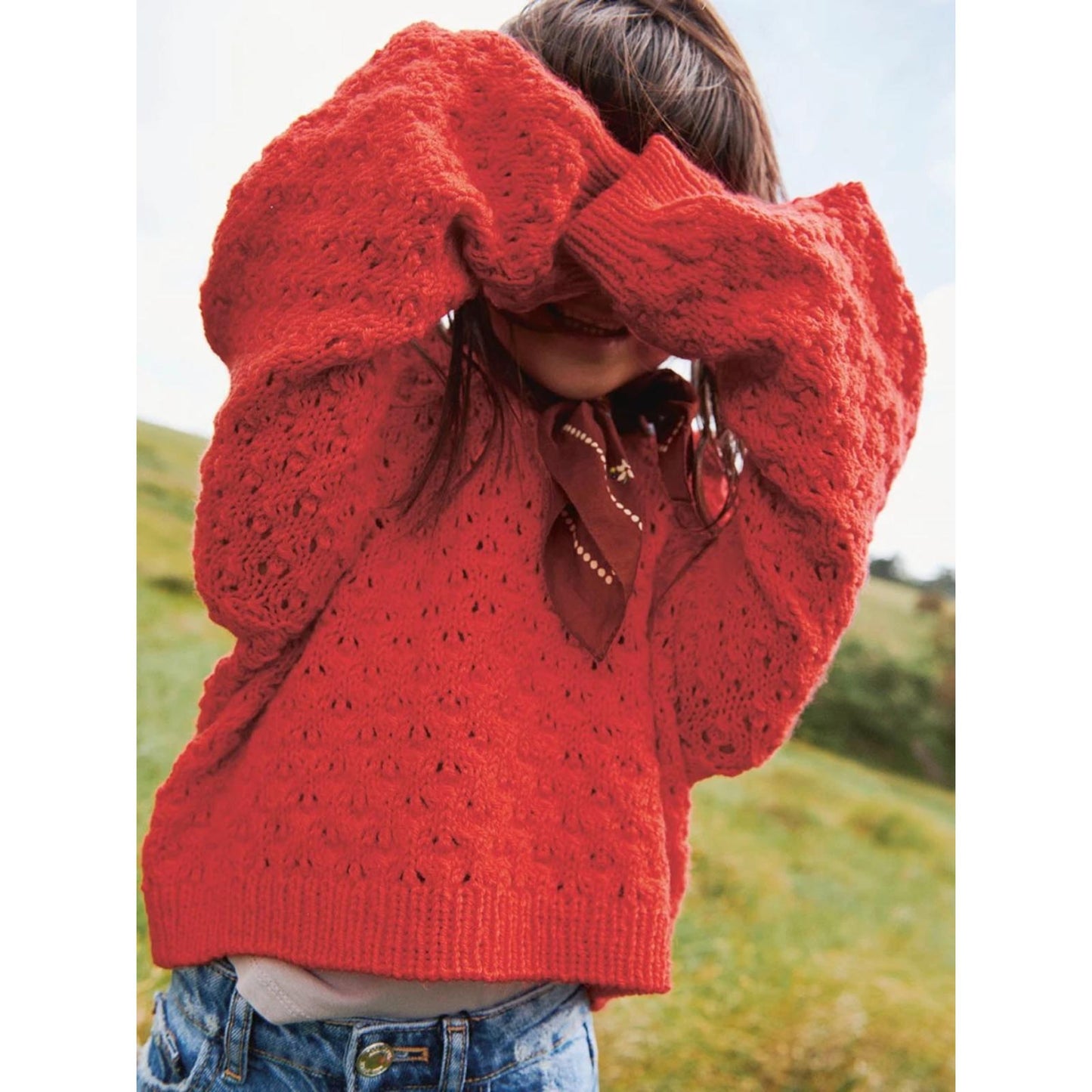 Anleitung (de, en) von © Sandnes - Moa Pullover 2309-04