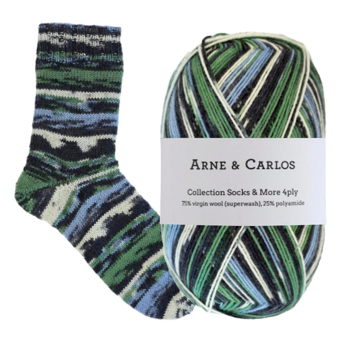 Arne & Carlos Socks & More Collection 4ply 100g
