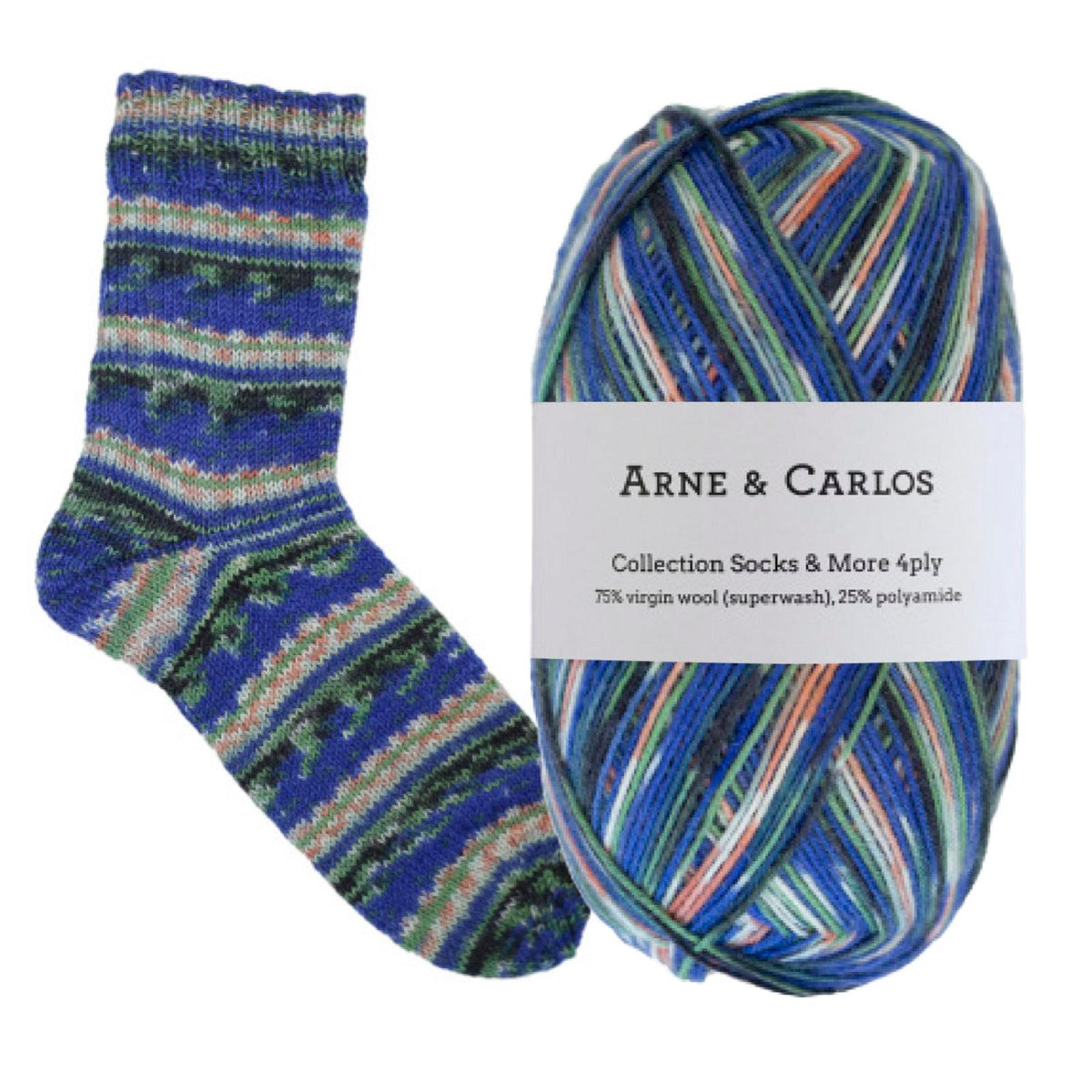Arne & Carlos Socks & More Collection 4ply 100g