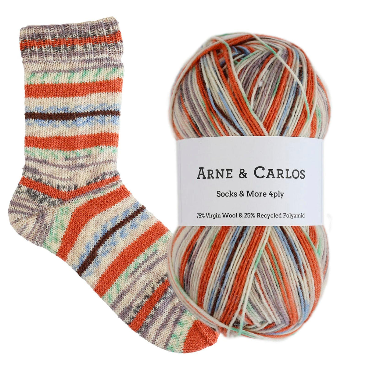 Arne & Carlos Socks & More Collection 4ply 100g