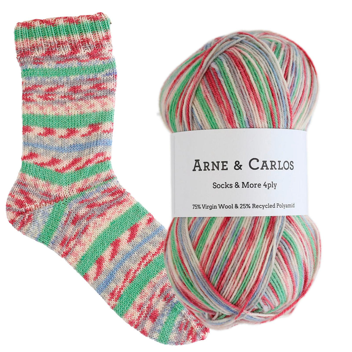 Arne & Carlos Socks & More Collection 4ply 100g