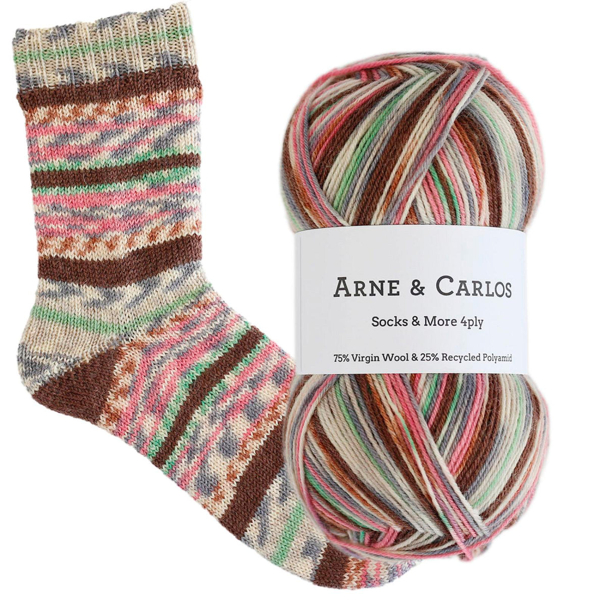 Arne & Carlos Socks & More Collection 4ply 100g