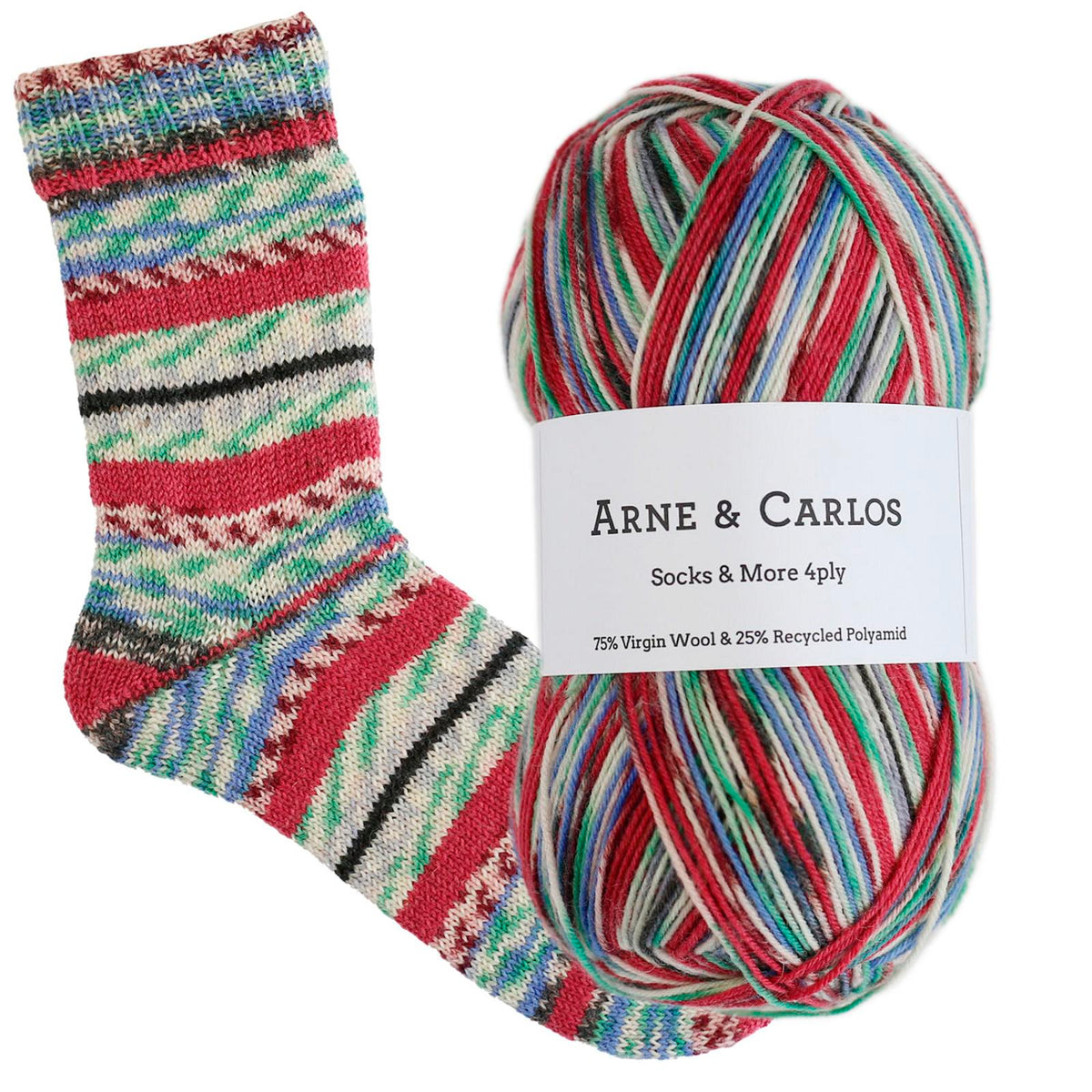 Arne & Carlos Socks & More Collection 4ply 100g