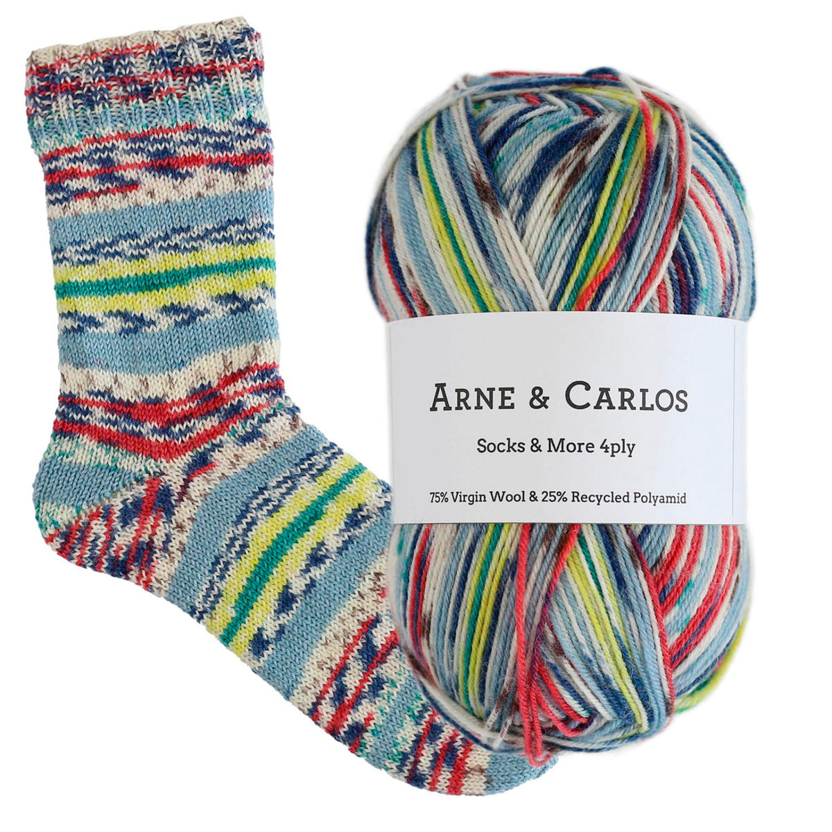 Arne & Carlos Socks & More Collection 4ply 100g