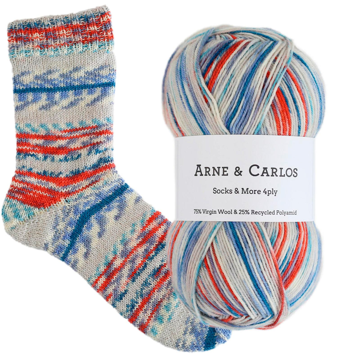 Arne & Carlos Socks & More Collection 4ply 100g