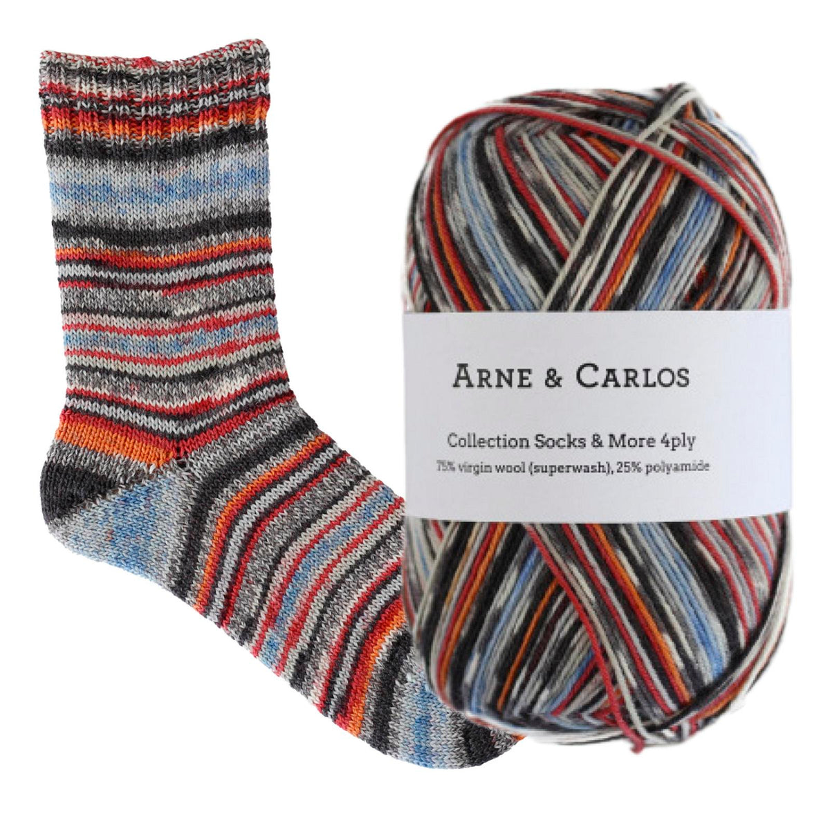 Arne & Carlos Socks & More Collection 4ply 100g
