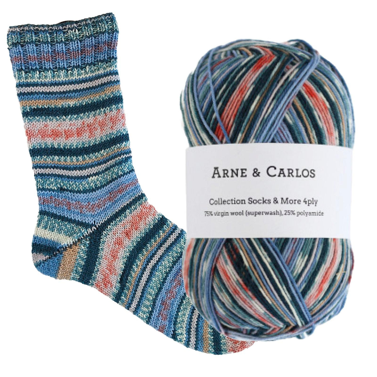 Arne & Carlos Socks & More Collection 4ply 100g
