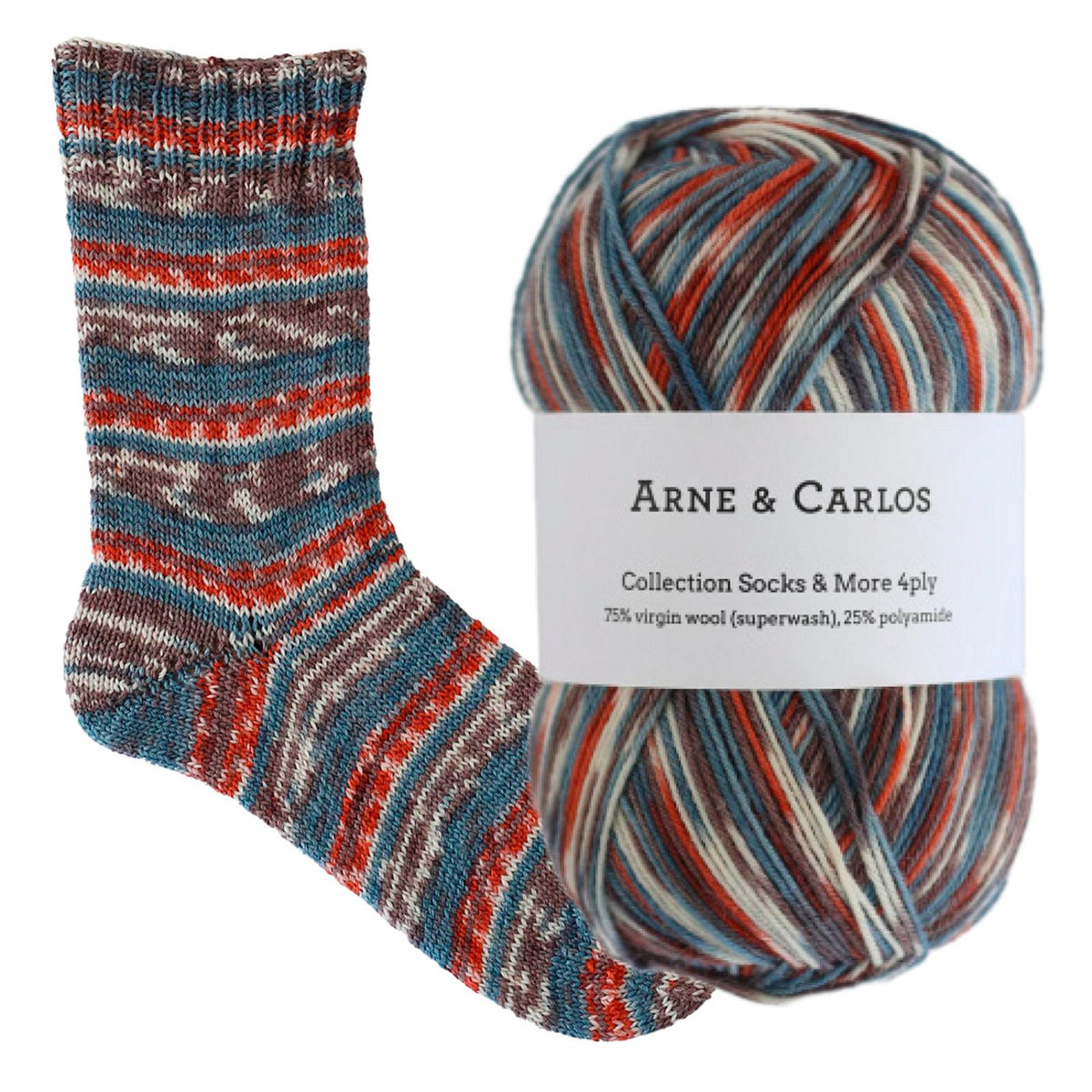 Arne & Carlos Socks & More Collection 4ply 100g