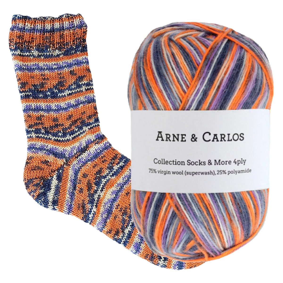Arne & Carlos Socks & More Collection 4ply 100g