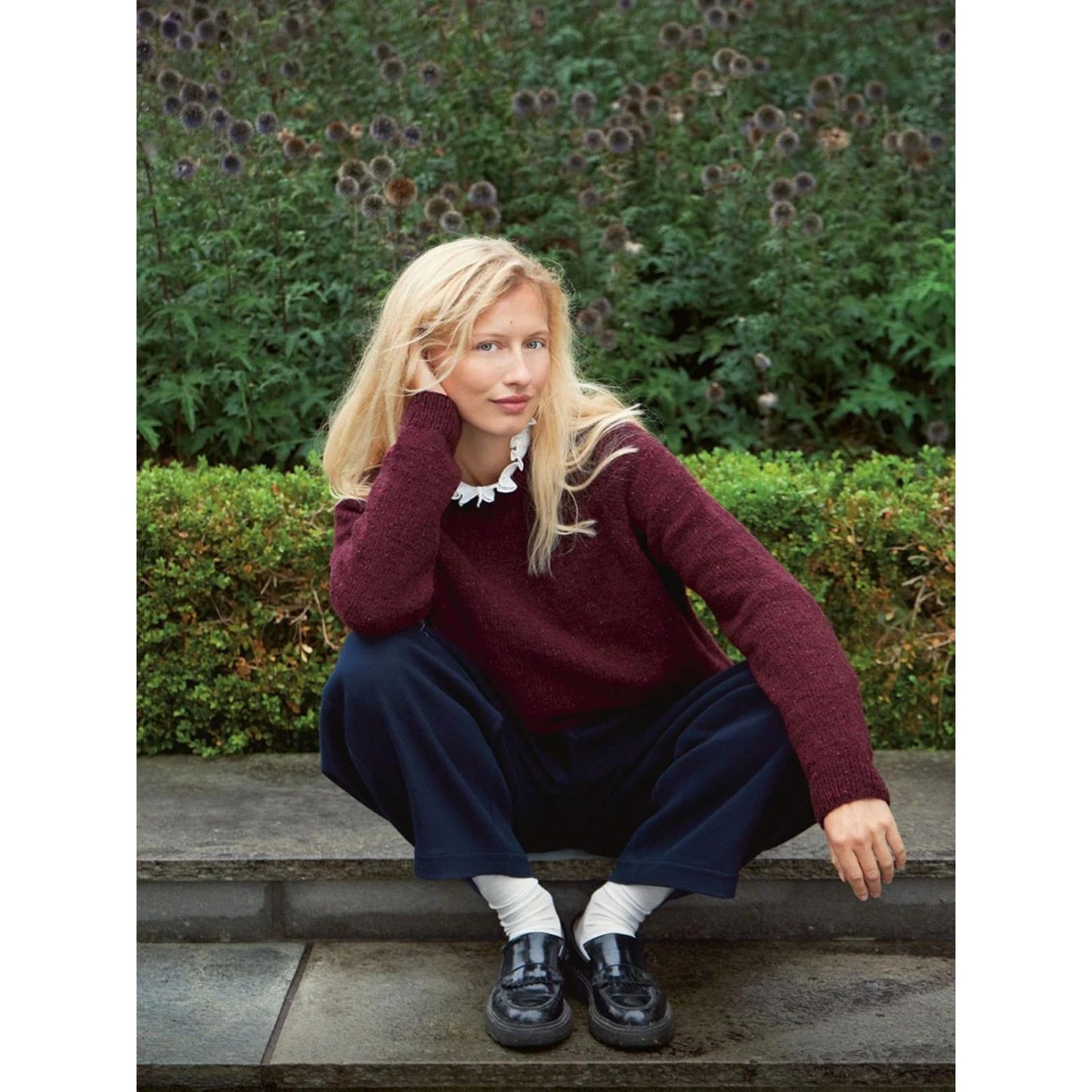 Anleitung (de, en) von © Sandnes - Debutant Sweater 2312-01B