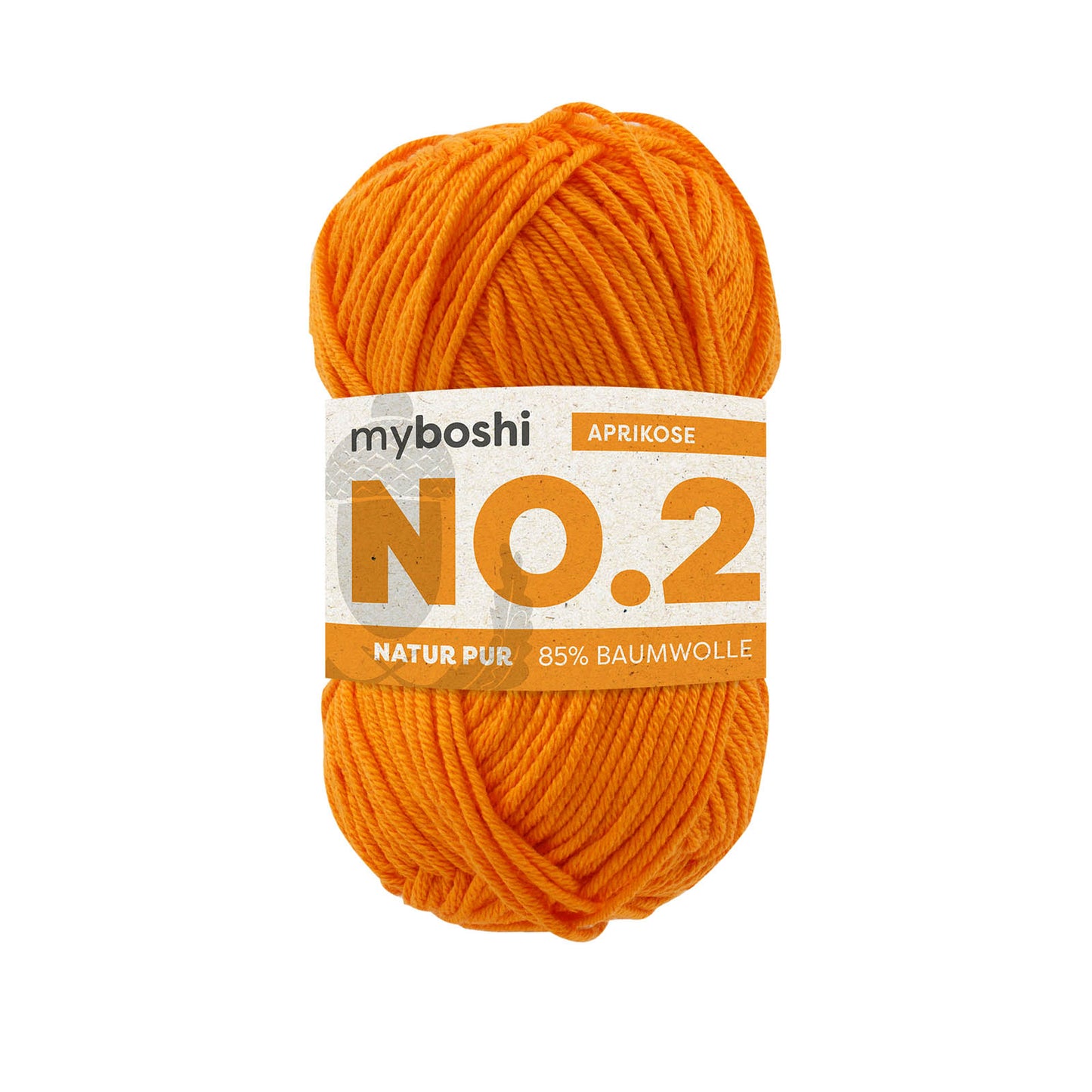 myboshi No.2, 100% vegan 2370 apricot