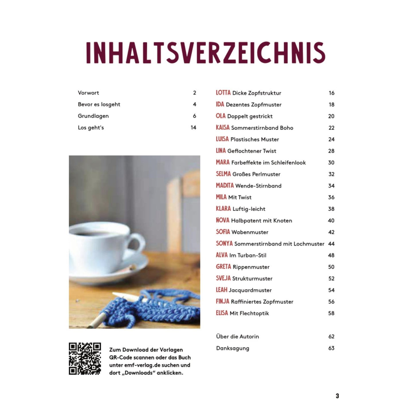 Hej. Stirnbänder stricken (DE)