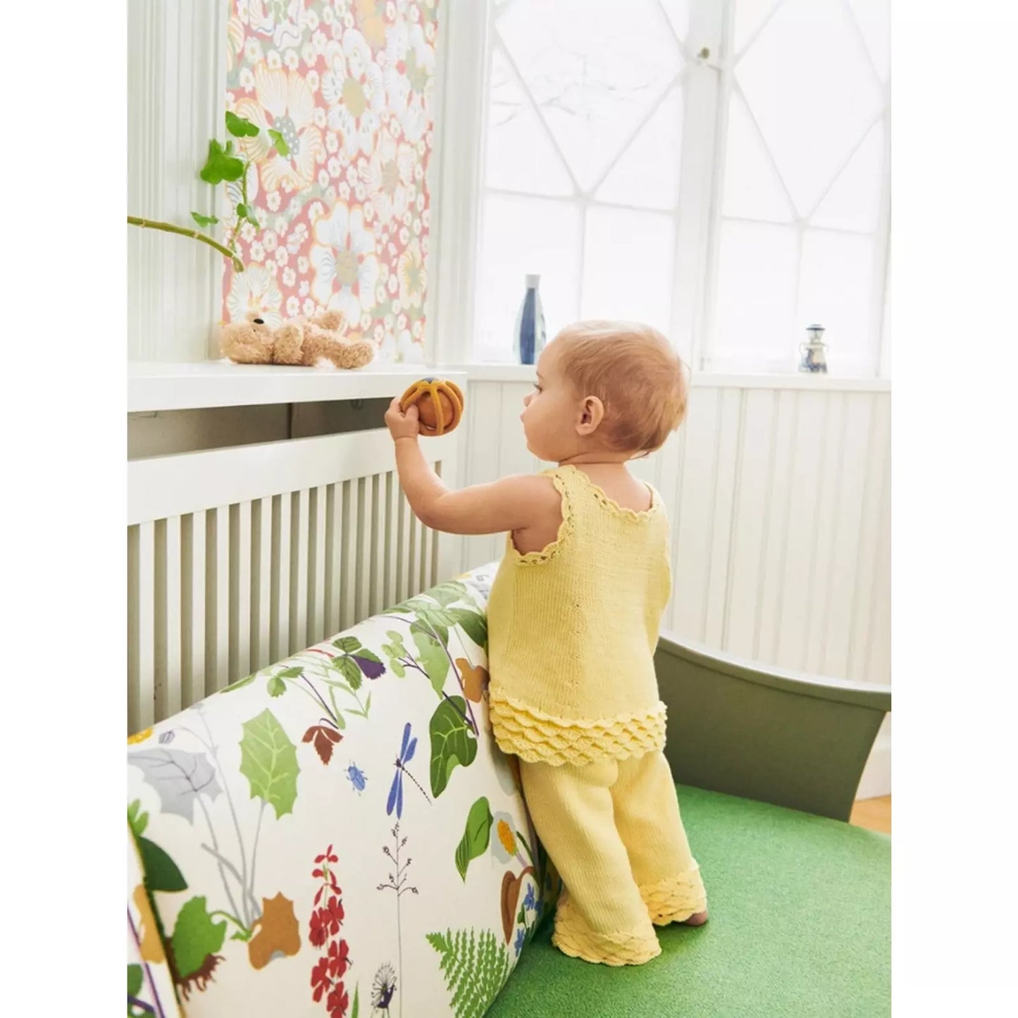 Sandnes Anleitungsheft 2603 Nr. 7 Rosette Top & Pants & Windelhose Baby