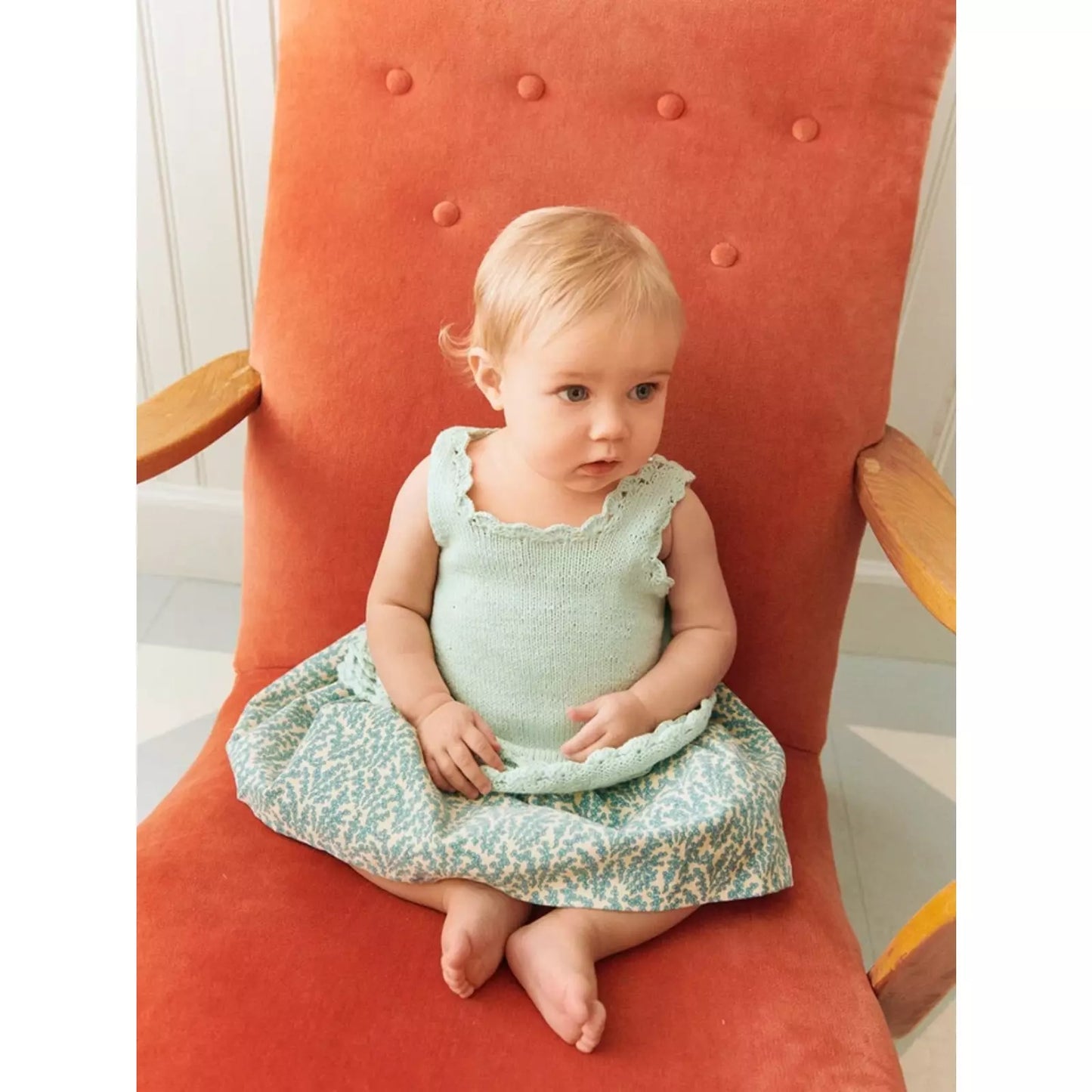 Sandnes Anleitungsheft 2603 Nr. 7 Rosette Top & Pants & Windelhose Baby