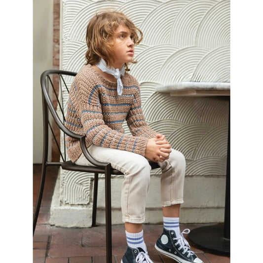 Sandnes Anleitungsheft 2405 Sommerbarn Nr. 3 - Sebbe sweater junior