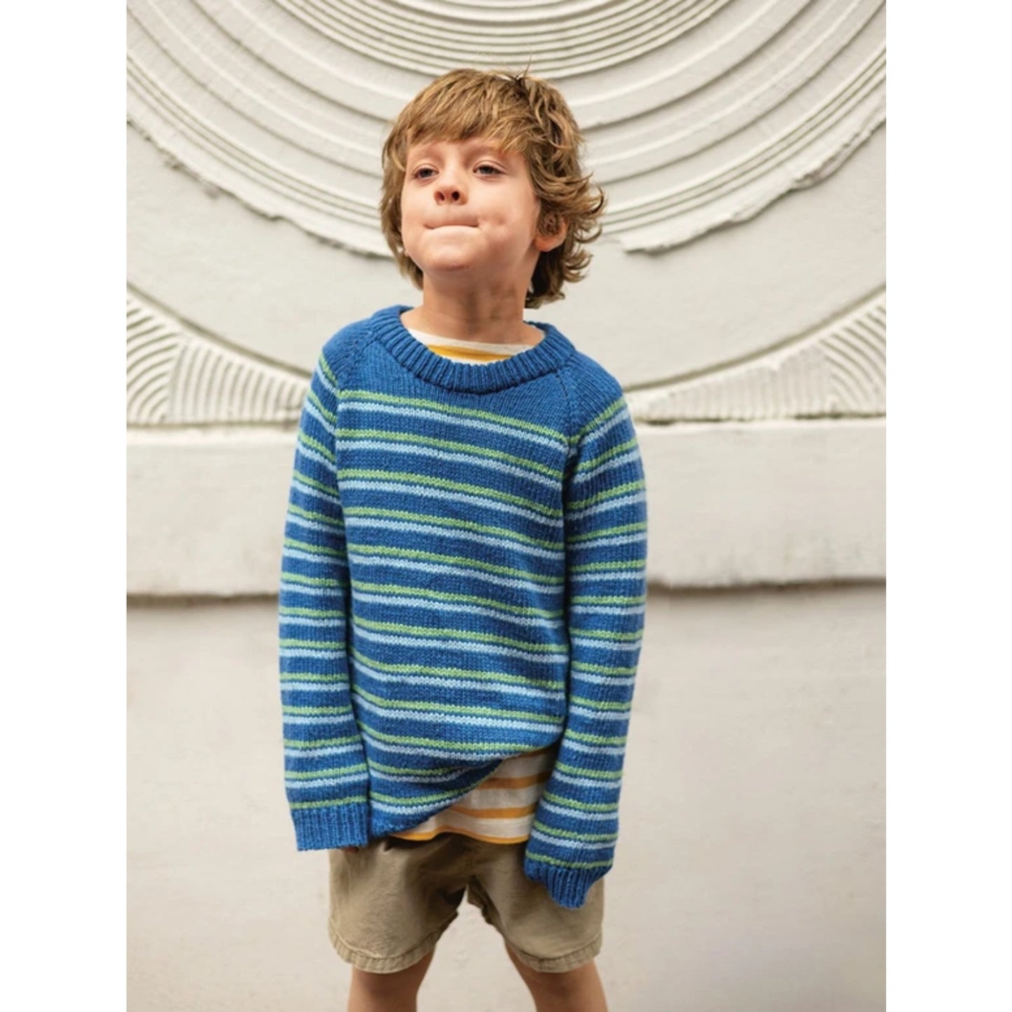 Sandnes Anleitungsheft 2405 Sommerbarn Nr. 7 - Collin sweater junior