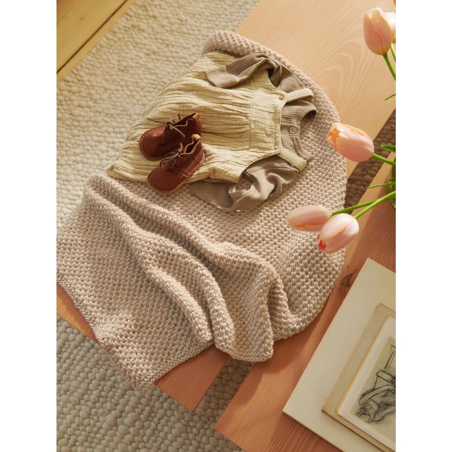 Sandnes Anleitungsheft 2406 Baby Trepper Nr. 6 - Bienendecke