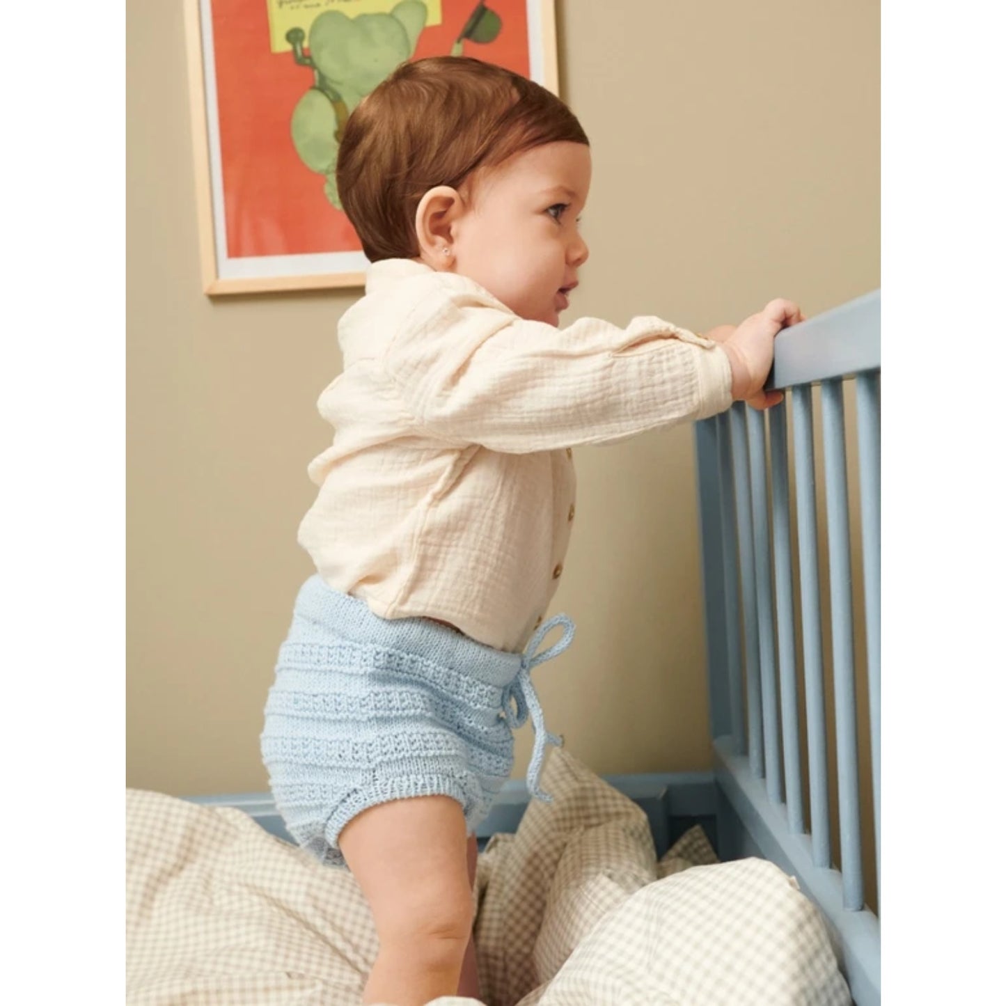 Sandnes Anleitungsheft 2407 Sommer Baby Nr. 1 Filip Sweater, Diaper Pants & Bonnet Baby