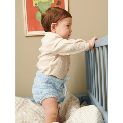 Sandnes Anleitungsheft 2407 Sommer Baby Nr. 1 Filip Sweater, Diaper Pants & Bonnet Baby