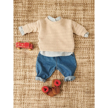 Sandnes Anleitungsheft 2407 Sommer Baby Nr. 1 Filip Sweater, Diaper Pants & Bonnet Baby
