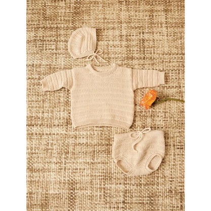 Sandnes Anleitungsheft 2407 Sommer Baby Nr. 1 Filip Sweater, Diaper Pants & Bonnet Baby