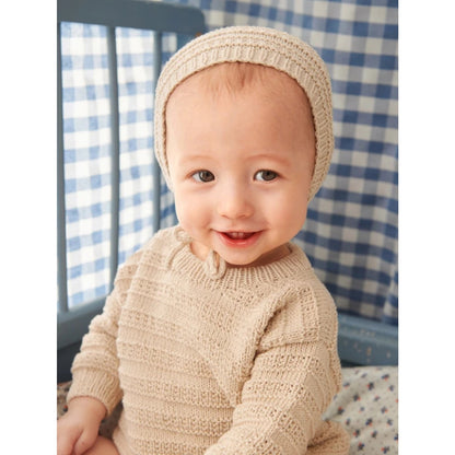 Sandnes Anleitungsheft 2407 Sommer Baby Nr. 1 Filip Sweater, Diaper Pants & Bonnet Baby