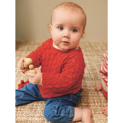 Sandnes Anleitungsheft 2407 Sommer Baby Nr. 4 -Lilja Sweater Baby