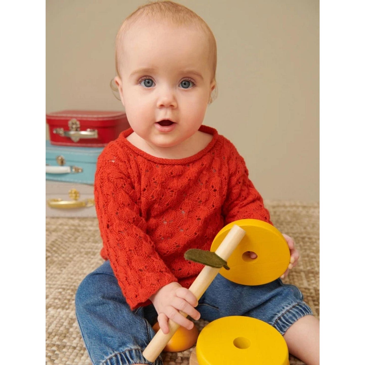 Sandnes Anleitungsheft 2407 Sommer Baby Nr. 4 -Lilja Sweater Baby