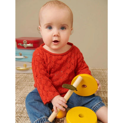 Sandnes Anleitungsheft 2407 Sommer Baby Nr. 4 -Lilja Sweater Baby