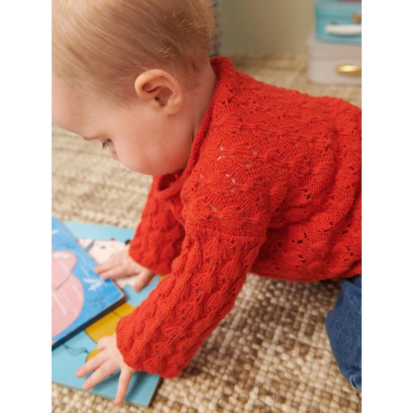 Sandnes Anleitungsheft 2407 Sommer Baby Nr. 4 -Lilja Sweater Baby
